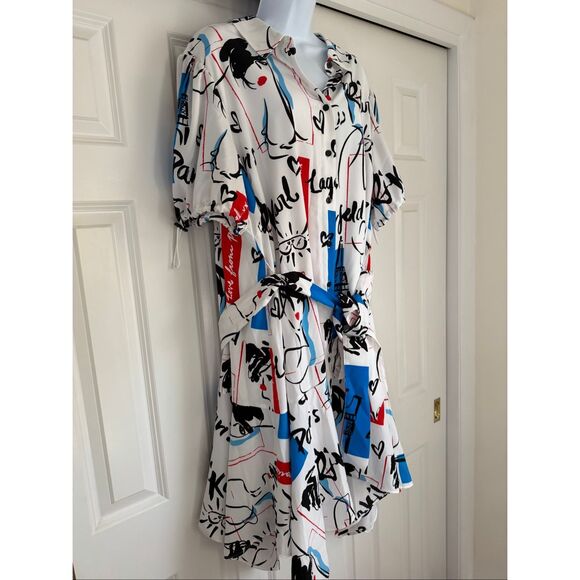 KARL LAGERFELD  Mini Shirt Dress - Picture 3 of 10